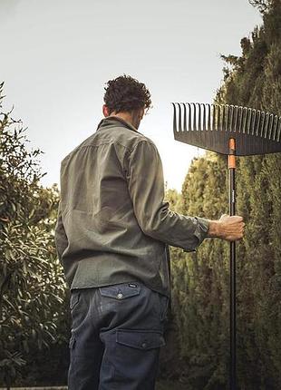 Граблі для листя великі fiskars solid l (1003465) 6