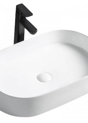 Умывальник rea nadia 61x38,5 white (rea-u1055), матовая