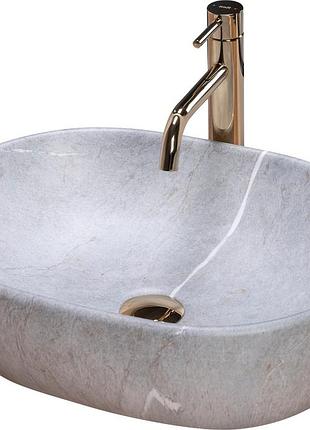 Умывальник rea lara 35x48,5 grey (rea-u9889)