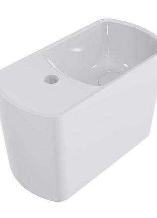 Раковина miraggio helix r (0001549) miramarble | глянцевая | подвесной | белый
