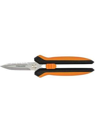Ножницы многофункциональные с серрейтором fiskars solid sp320 (1063328)