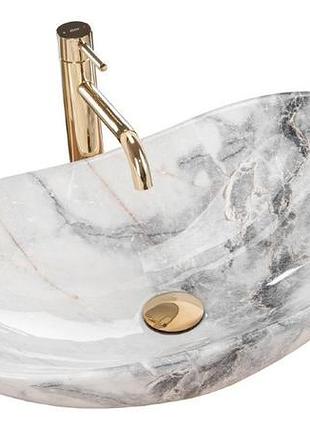 Умывальник rea royal 36x62,5 granit shiny (rea-u8596)