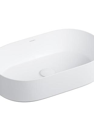 Умивальник omnires mesa (mesa530bm) 53.5см - овальний - матовий - білий