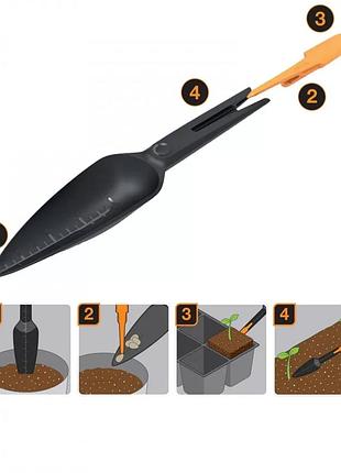 Лопатка для посіву насіння fiskars solid (1057641) 3