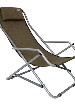 Кресло-шезлонг novator sh-7 brown