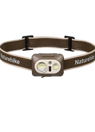 Ліхтар налобний naturehike cnk2450zm010, коричневий