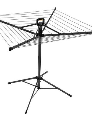 Сушарка для білизни підлогова casa si pop-up rotary 20m anthracite (cs92039b), темно-сірий