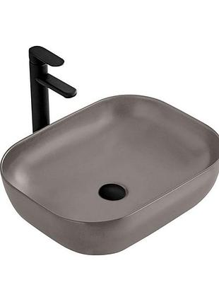 Умывальник rea belinda 32,5x45,5 grey (rea-u8492), матовая