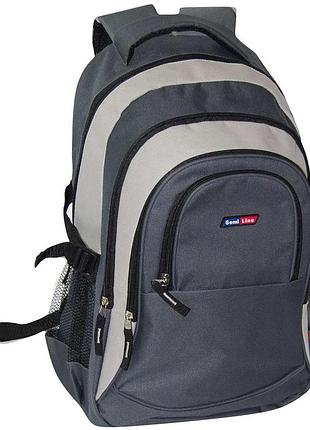 Рюкзак міський semi line 35 black/grey (bsl117-1)