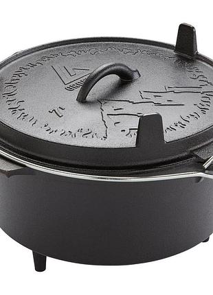 Казан з кришкою groenberg askja pot 30 cm / 7 l black (266017)