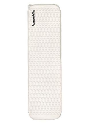 Матрас надувающийся naturehike (cnk2300dz013) 3.5см - одноместный - светло-серый