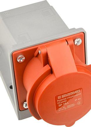 Розетка стационарная 16а p5 ip44 3p+n+pe ucombi аско-укрем (a0080010152)
