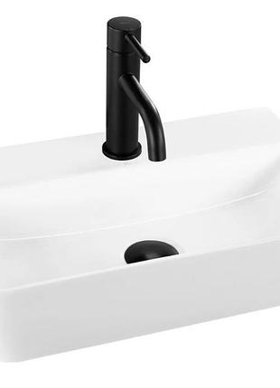 Умывальник rea naomi 45,5x28,5 white (rea-u0630), глянцевая