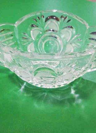 Б/у конфетница хрусталь