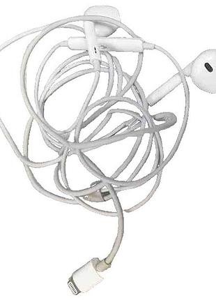 Наушники bluetooth-гарнитура б/у apple earpods (lightning)