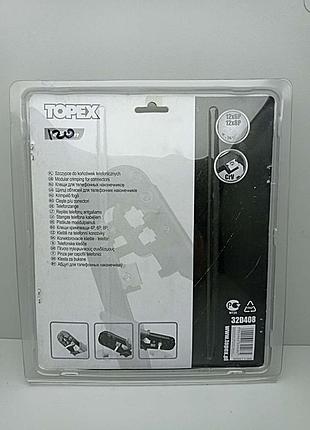 Кліщі бокорізи б/у topex 32d408 2