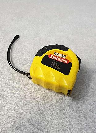 Рулетка мірна стрічка б/у рулетка topex 5 м.