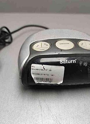 Годинник настільний камінний інтер'єрний б/к годинник-радіо saturn st 1363