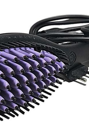 Праска щипці для волосся плоска випрямляч б/к dafni ceramic brush