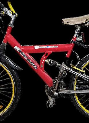 Велосипед б/у велосипед двухподвес 26''