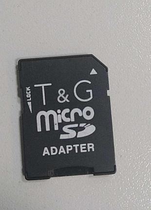 Карта флеш пам'яті б/у microsd-sd adapter
