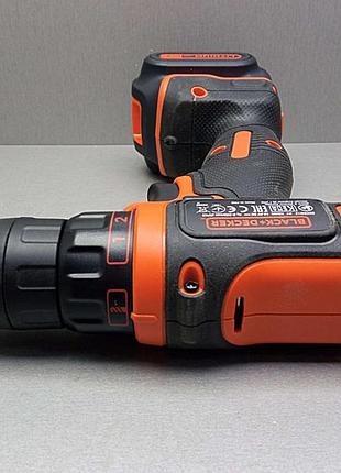 Шуруповерт б/у black&decker bdcdd12 6