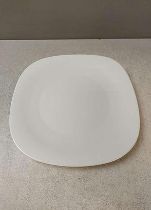 Тарілка б/у тарілка обідня luminarc carine white квадратна 30 см