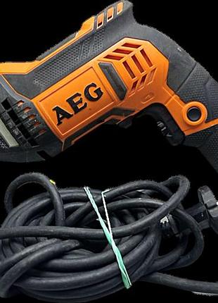 Дрель б/у дриль aeg be 750 r