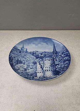 Б/у тарілка настінна schwab-sammelteller 1988 no485 "löwenburg u.herkules" in kassel 27 см