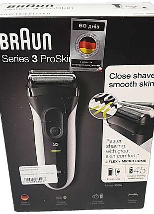 Электробритва б/у braun 3020s series 3