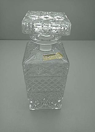 Кувшин графин б/у графин bohemia хрусталь 0,75 л .