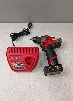 Шуруповерт б/у milwaukee m12 fdd 3