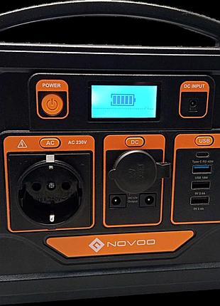 Универсальный внешний аккумулятор повербанк б/у novoo powerbank 296wh 300w