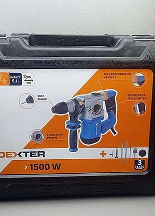 Перфоратор б/у dexter 1500rh2-50.5 2