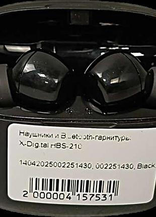 Наушники bluetooth-гарнитура б/у x-digital hbs-210
