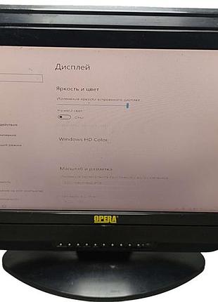 Телевізор б/к opera 21w6d lcd tv & dvd player