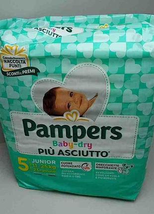 Б/у pampers active baby-dry 5 11-25кг 23шт