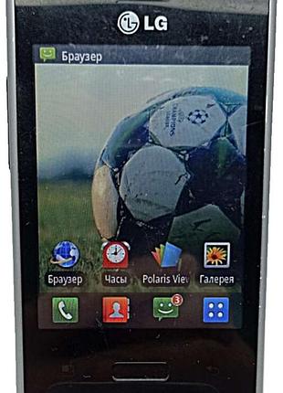 Мобильный телефон смартфон б/у lg optimus l3 e400