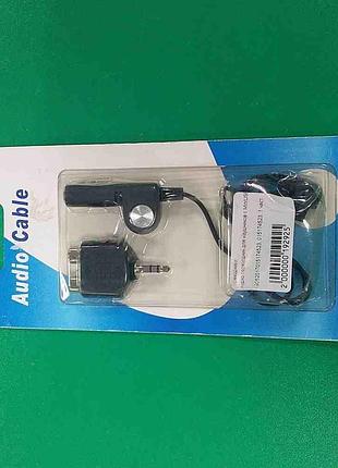 Б/у аудио переходник для наушников с miniusb на 3,5 с раздвоителем