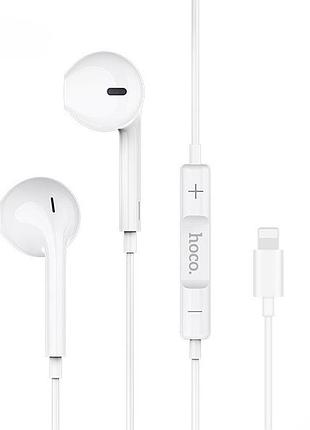 Навушники bluetooth-гарнітура навушники hoco l7 original series lightning converse earphone white