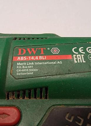 Шуруповерт б/у dwt abs-14,4 bli 8