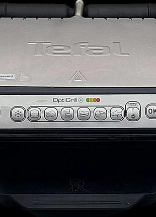 Электрический гриль шашлычница б/у tefal optigrill 8355 s1