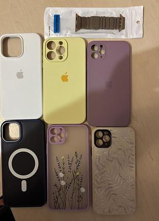 Чохли на айфон 11pro max, 15 pro max, ремінець для apple watch