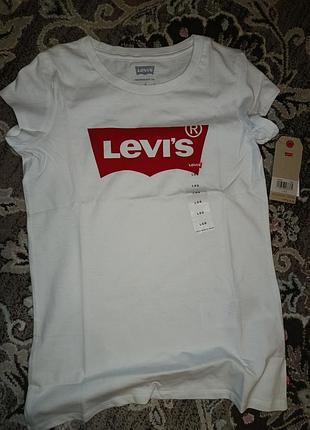 Футболка подростковая для девушек levi's 140-155 см/12-13
