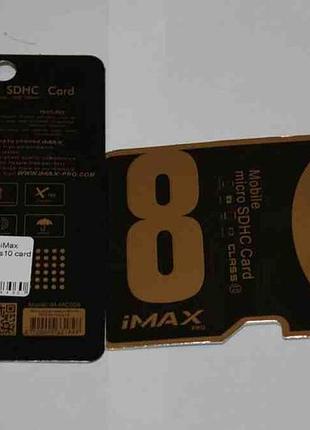 Карта флэш памяти imax карта памяти micro sd 8gb class 10