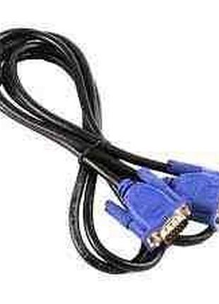 Кабель разъем кабель vga (m) - vga (m) 1.5m black