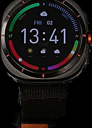 Смарт-часы браслет б/у smart watch ultra 7 (w7) amoled