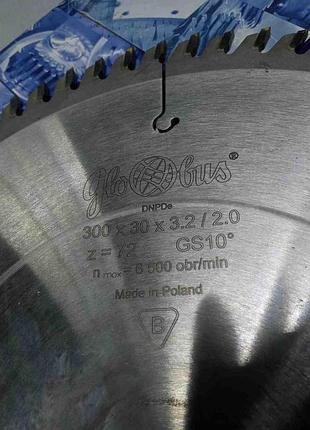 Пильный диск б/у globus ll cut 300x30x72z gs10