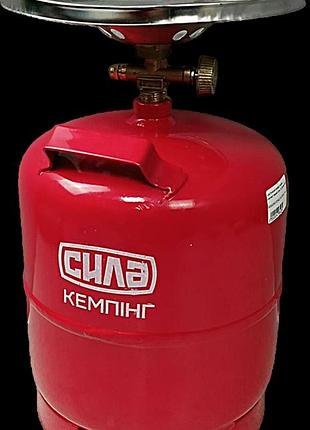 Туристическая кемпинговая газовая горелка б/у комплект газовий сила - 8 л пропан (960521)