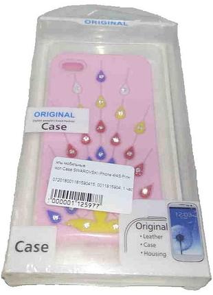 Чехол для мобильного телефона б/у чехол swarovski iphone 4/4s pink